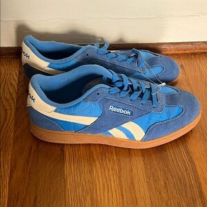 Reebok Blue and Cream Sneakers